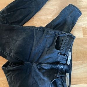 Anthropologie faded black high-rise skinny jean